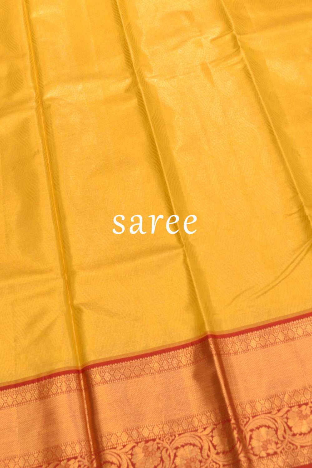 Yellow Bridal Kanchipuram Silks - Image 3